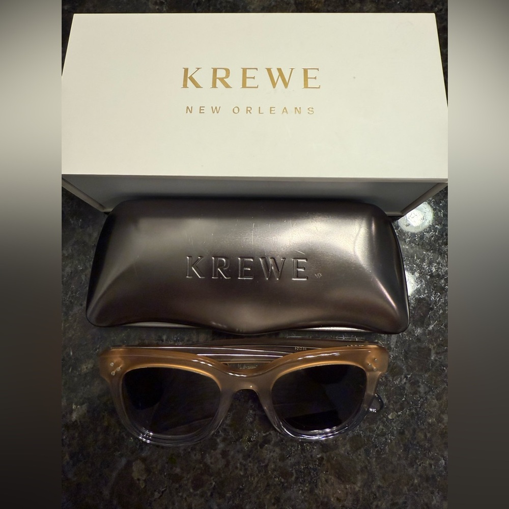 KREWE Tan Sunglasses